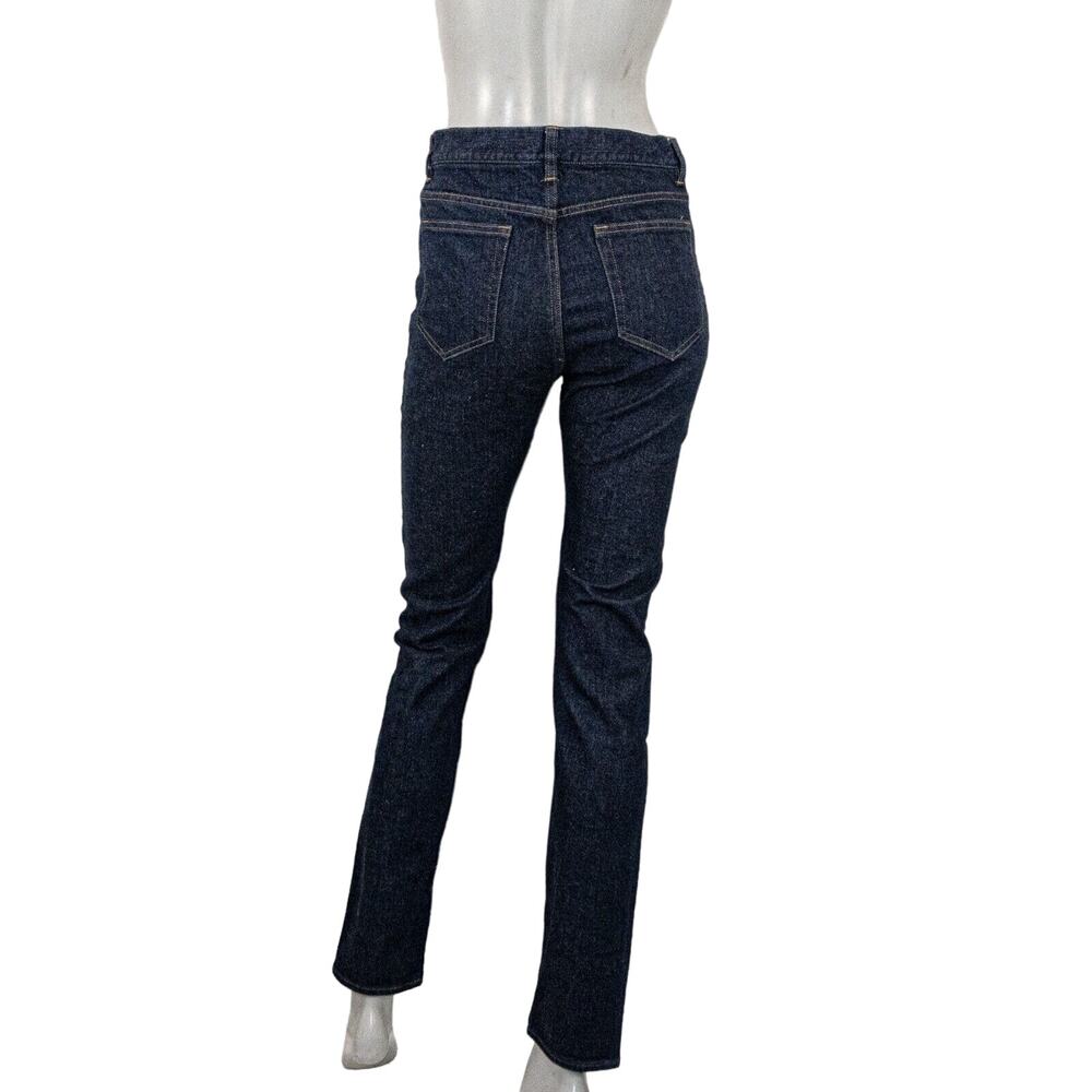 VICTORIA BECKHAM Made in JAPAN High Rise Skinny Leg Raw Denim Jeans Dark wash 28 - Picture 4 of 15